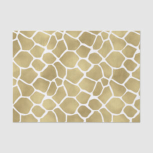 Goldgiraffen-Druck Seidenpapier