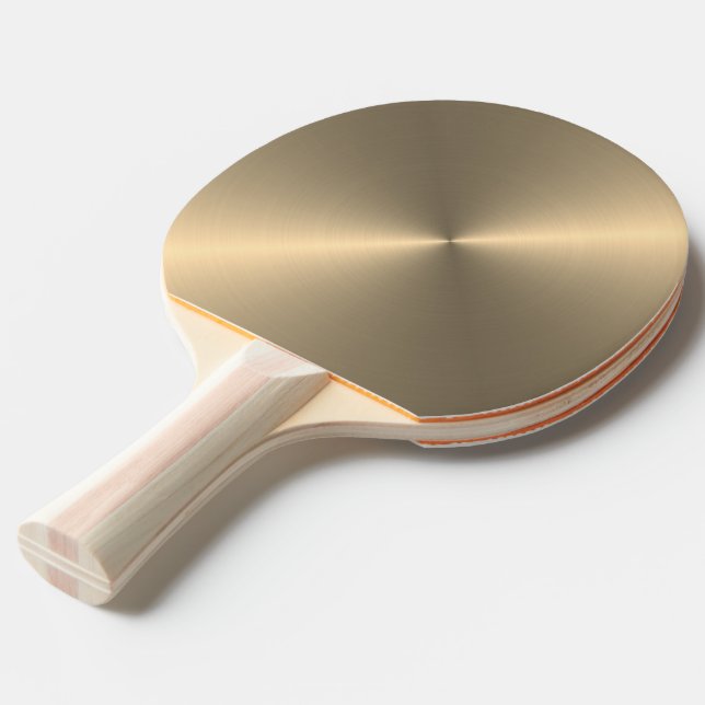 GoldGlanz Tischtennis Schläger (Vorderseite)