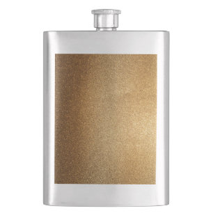 Goldglitter Flachmann
