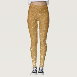 GoldGlitter-Leggings Leggings