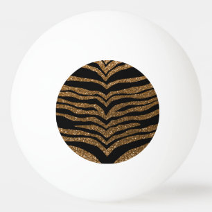 GoldGlitter-Tigerstreifen Tischtennisball