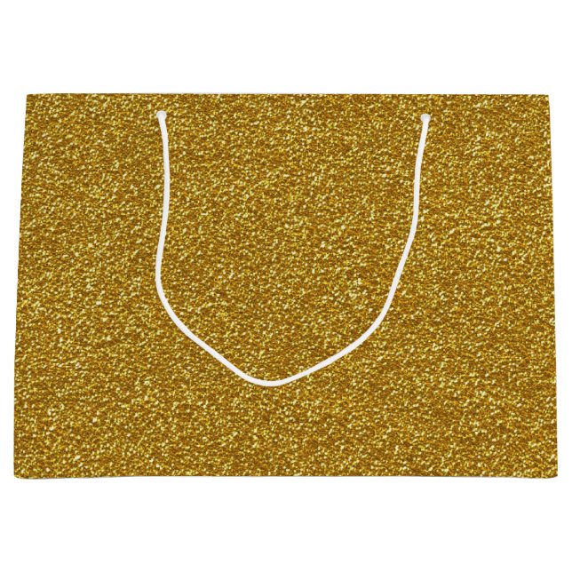 GoldGlitzer Große Geschenktüte (Vorderseite)