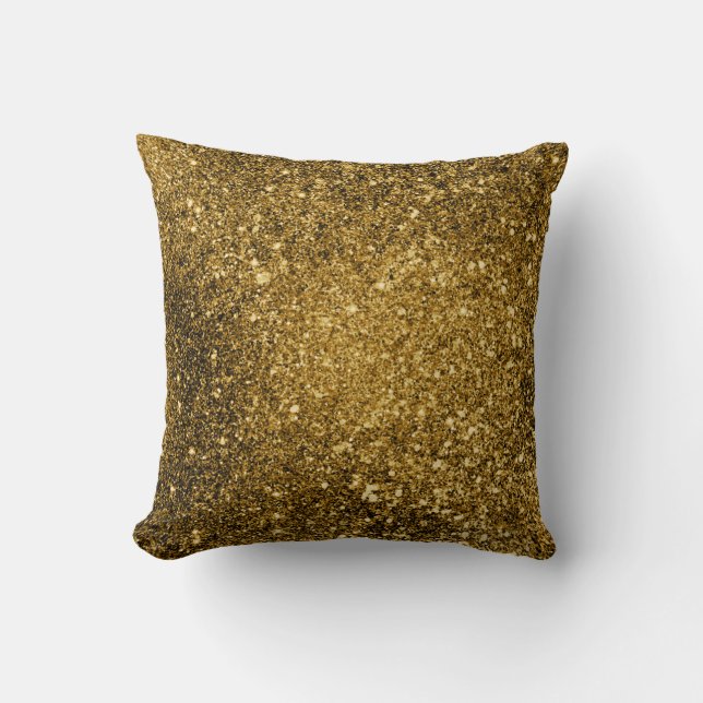 GoldGlitzer-Kissen Kissen (Vorderseite)