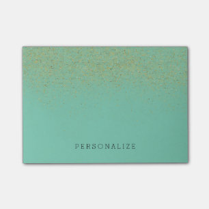 GoldGlitzer-Körper-Minze Post-it Klebezettel