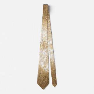 GoldGlitzer-Mode-Geld-Schein-Schimmer Bling Krawatte