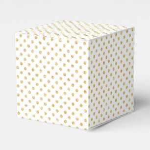 GoldGlitzer-Polka-Punkt-Muster Geschenkschachtel