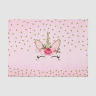 GoldGlitzer u. rosa Seidenpapier