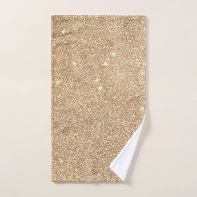 GoldGlitzerchic-bezaubernde Glitzern Handtuch (Handtuch)