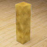 GoldGlitzern Wein-Geschenkverpackung<br><div class="desc">GoldGlitzern-Weinkasten. Perfekter Glitz für Weihnachten, Hochzeit oder Jahrestag</div>