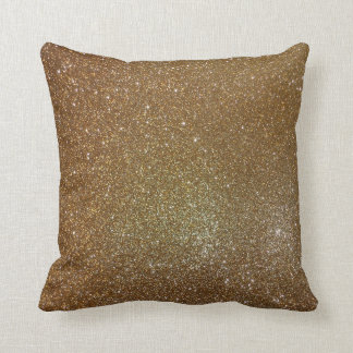 GoldGlitzerthrow-Kissen 16" x 16" Kissen