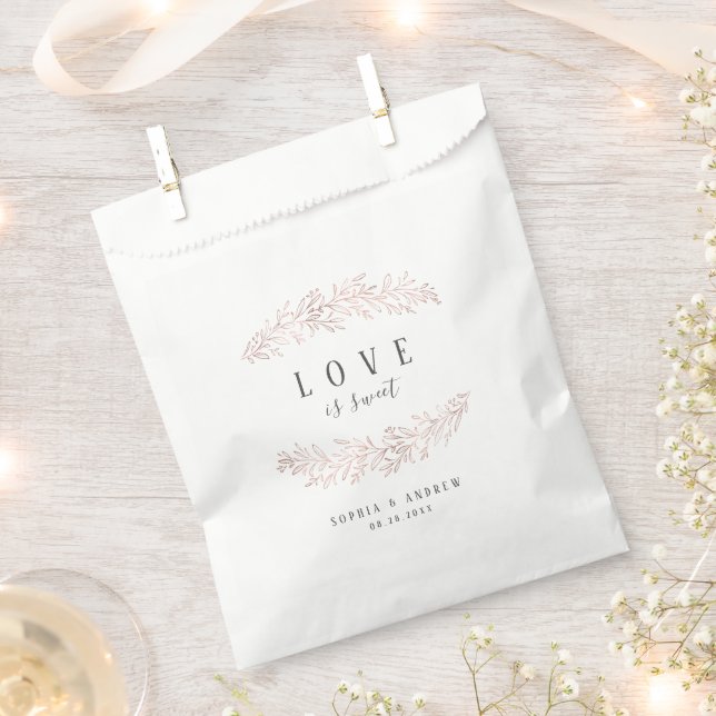 Goldgoldgelbe goldene, elegante Hochzeitsvorliebe  Geschenktütchen (Ausgeschnitten)