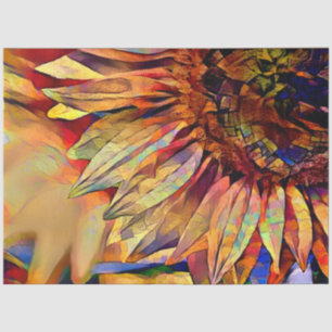 Goldgräber der Gelben Sonnenblumen Seidenpapier