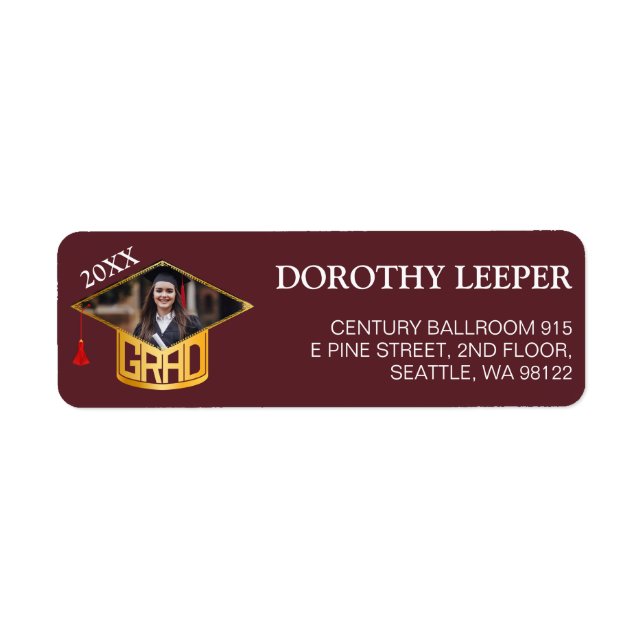 Goldgraduate-Typografie (Vorne)