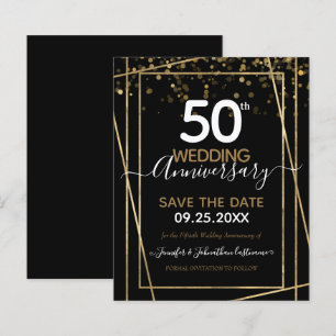 Goldgrenzbudget für das 50. Jubiläum Save the Date