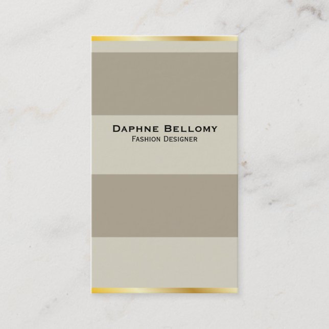 Goldgrenzen Visitenkarte (Vorderseite)