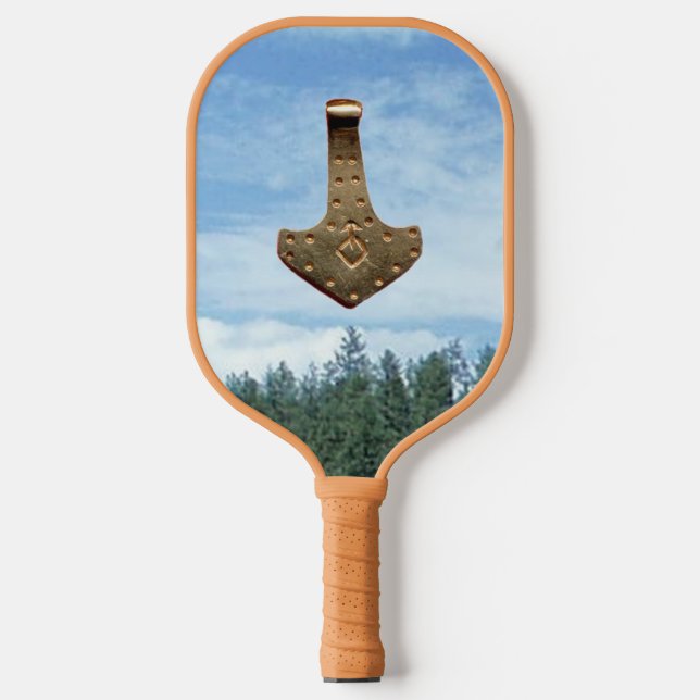 Goldhammer-Bäume als Paddel Pickleball Schläger (Vorderseite)