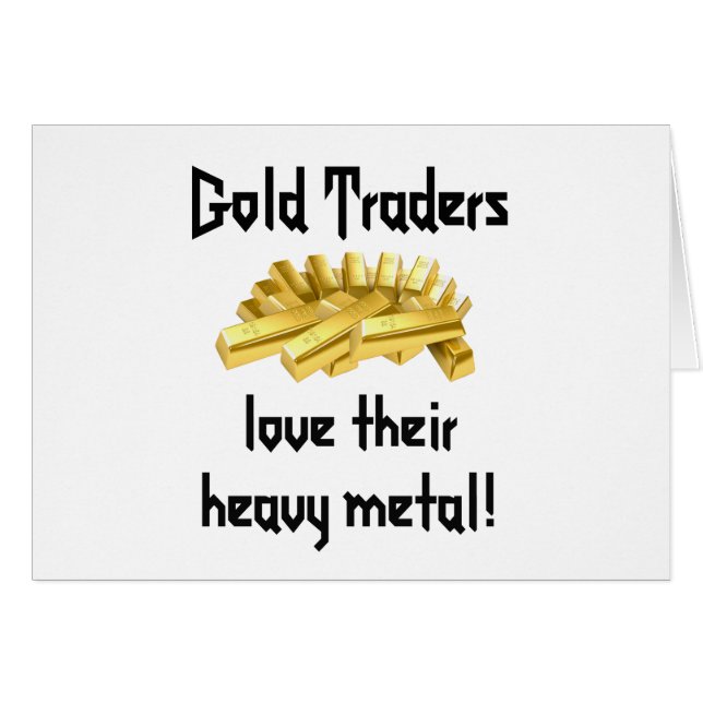 Goldhändler lieben ihr schweres Metall! (Vorderseite (Horizontal))
