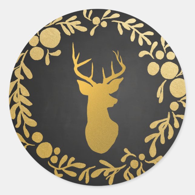 Goldhändler Runder Aufkleber (Vorderseite)