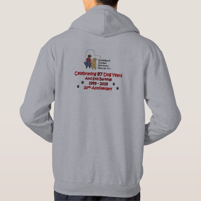 GoldHeart 20. JahrestagHoodie Hoodie (Rückseite)