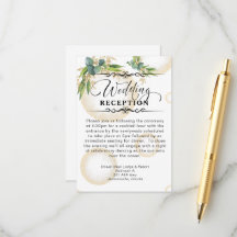 Goldherden und Botanische Hochzeitsempfang