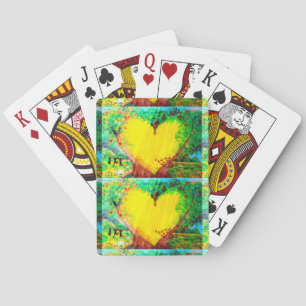 Goldherzen spielen Karten Spielkarten