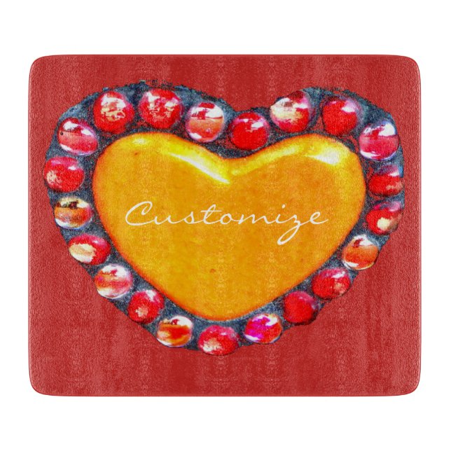 Goldherzen Thunder_Cove Schneidebrett (Vorderseite)