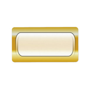 Goldhintergrund-Leeradresse-Aufkleber Adressaufkleber
