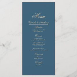 Goldhochzeit der Marine Menükarte