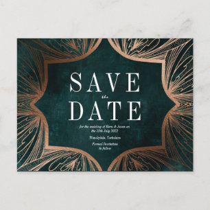 Goldhochzeit im Jugendstil - Imitate retten das Da Postkarte