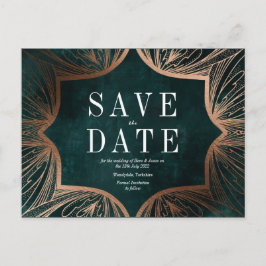 Goldhochzeit im Jugendstil - Imitate retten das Da Postkarte