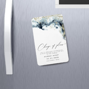 Goldhochzeiten im Wasserfarbenbereich ändern das D Magnet