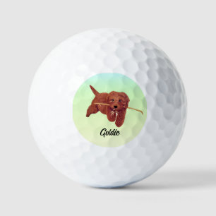 Goldie Golden Doodle Bunt Golfball