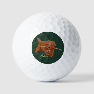 Goldie Golden Doodle Golfball
