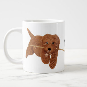 Goldie Golden Doodle Jumbo-Tasse