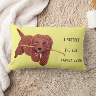 Goldie Golden Doodle Wurfkissen Lendenkissen