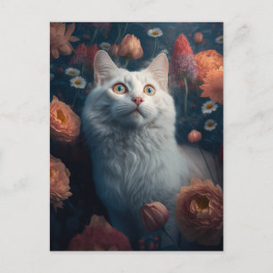 Goldie la carte postale turque Angora Cat