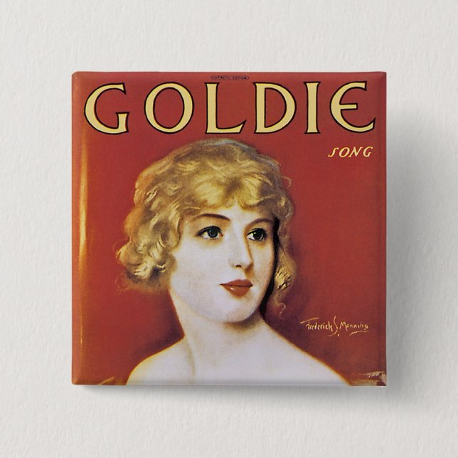 Goldie Song Button (Vorderseite)