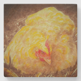 Goldie the Chicken Untersetzer