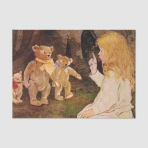 "Goldilocks and the Bears" von Jessie Willcox Smit Seidenpapier