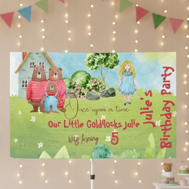 Goldilocks Birthday Banner (Von Creator hochgeladen)