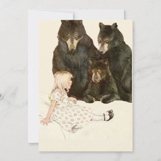 Goldilocks et la carte des trois ours (Devant)