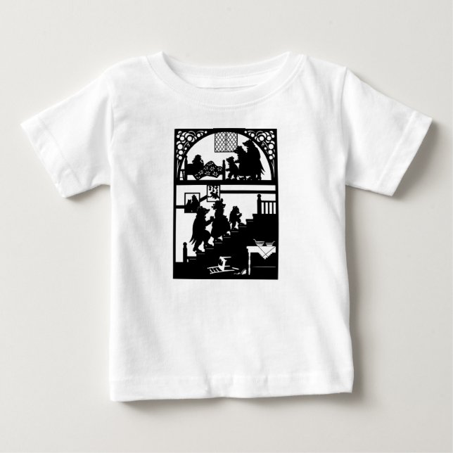 Goldilocks und der 3 Bears Baby T - Shirt (Vorderseite)