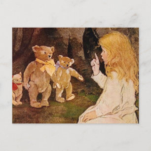 „Goldilocks und die Bären“ von Jessie Willcox Smit Postkarte