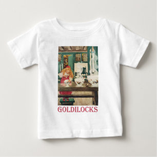Goldilocks und die drei Bären Baby T-shirt