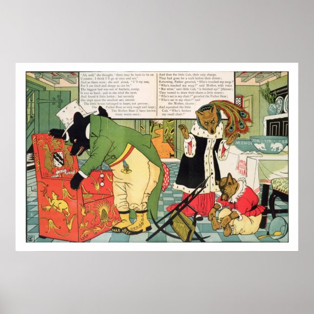 Goldilocks und die drei Bären Poster (Vorne)