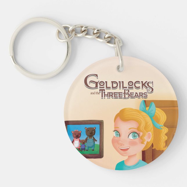 Goldilocks und die drei Bären Schlüsselanhänger (Vorderseite)