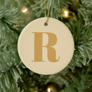 Goldinitiative   Monogram Modern Letter Stilvoll Keramik Ornament