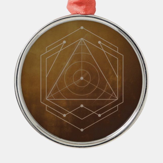 Goldish Ornament Aus Metall (Vorne)