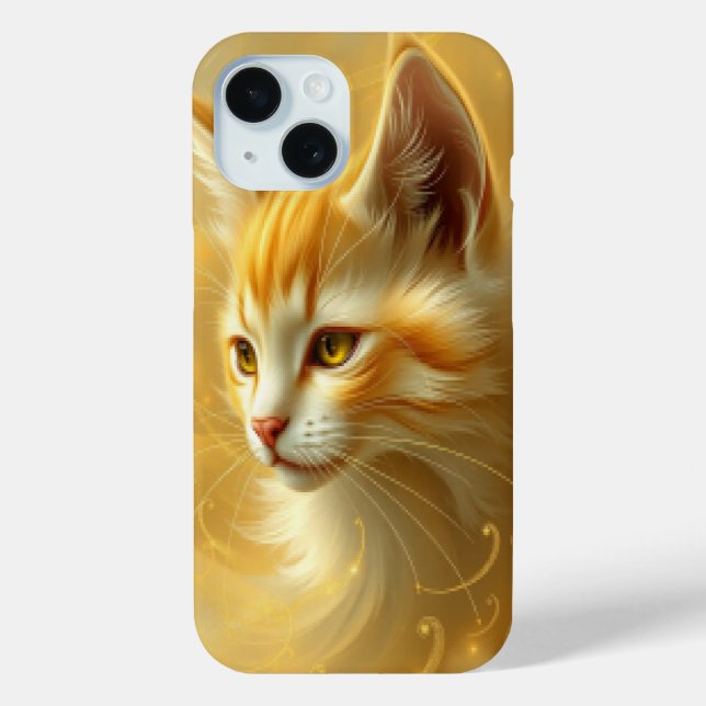 Goldkatze  Case-Mate iPhone hülle (Rückseite)