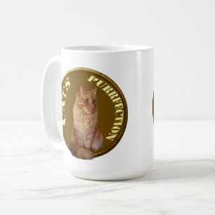 Goldkatzen mit Ingwerkatze, Kaffeetasse